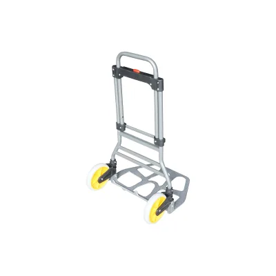 Carrello pieghevole in alluminio con ruote, capacità 100Kg - immagine 4