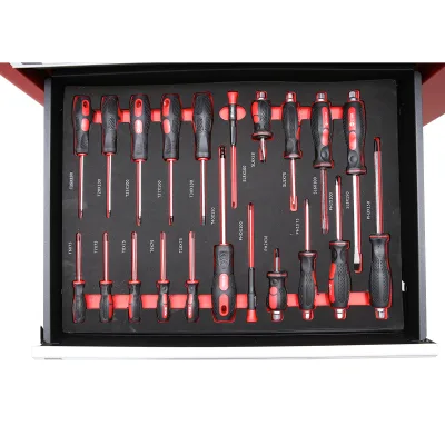 Carrello portautensili in metallo con 7 cassetti, 245 pezzi Breckner Germany - immagine 5