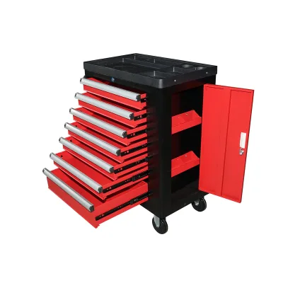 Carrello portautensili in metallo con 7 cassetti, dimensioni 765x460x850 - immagine 3