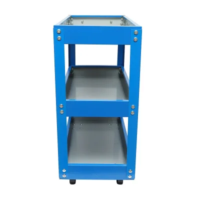 Carrello portautensili in metallo su ruote con 3 ripiani 510x260x575mm - immagine 4
