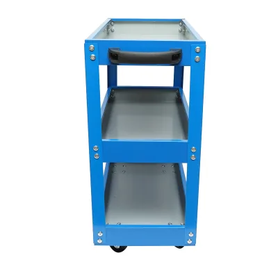 Carrello portautensili in metallo su ruote con 3 ripiani 510x260x575mm - immagine 6