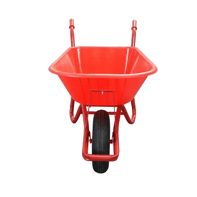 Carriola 85 Litri, ruota pneumatica 400/8, vasca in plastica 940x580x300mm, Max. 160kg., Thor - immagine 2