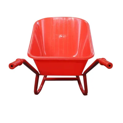 Carriola 85 Litri, ruota pneumatica 400/8, vasca in plastica 940x580x300mm, Max. 160kg., Thor - immagine 4