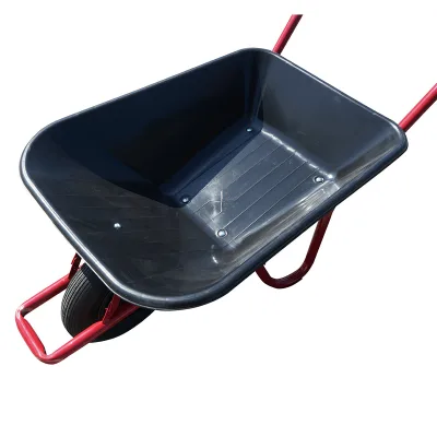 Carriola con secchio in plastica da 80 litri con ruota pneumatica 400/8 e telaio in metallo THOR - immagine 5