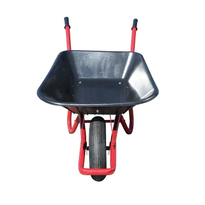 Carriola con secchio in plastica da 80 litri con ruota pneumatica 400/8 e telaio in metallo THOR - immagine 3