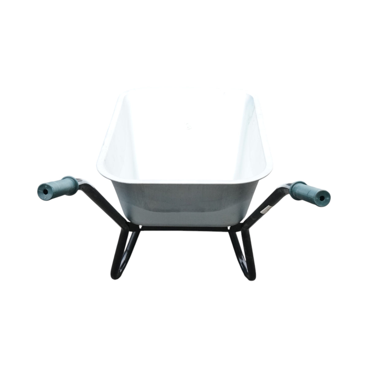 Carriola in metallo da 100L con ruota pneumatica 400/8 e secchio zincato 895x642x298mm Thor - immagine 4