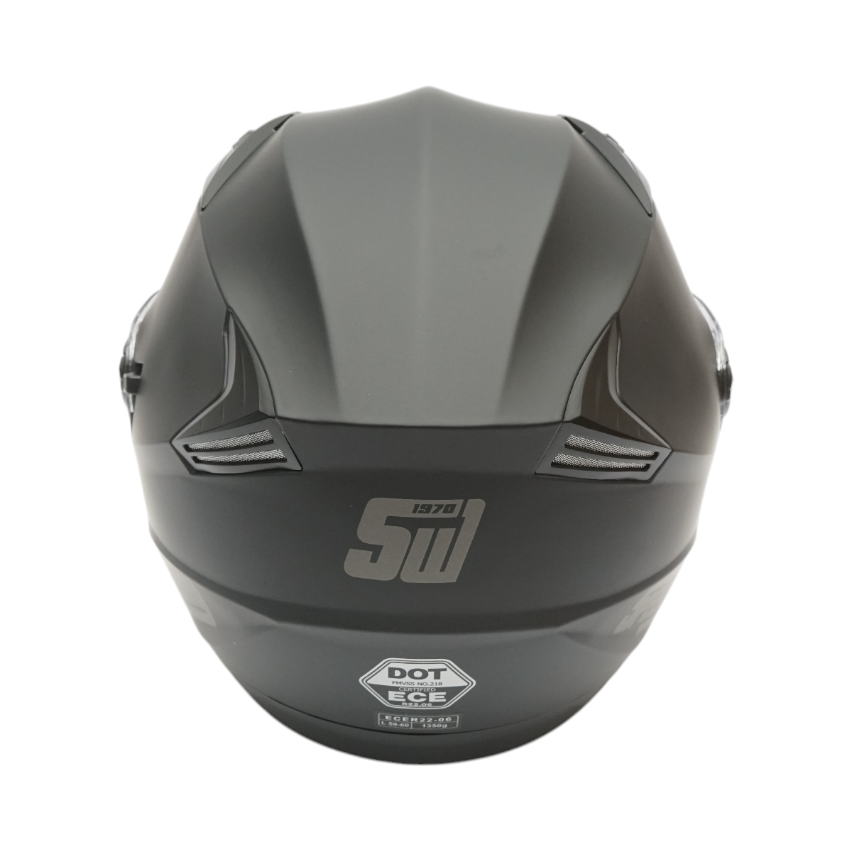 Casco da moto jet nero, modello urbano con visiera trasparente e occhiali da sole, taglia L - immagine 4