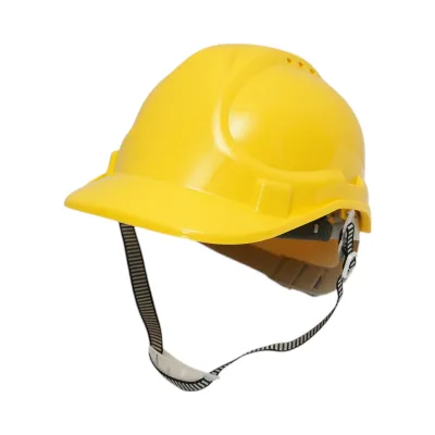Casco ventilato regolabile 51-63 cm, giallo Crownman.