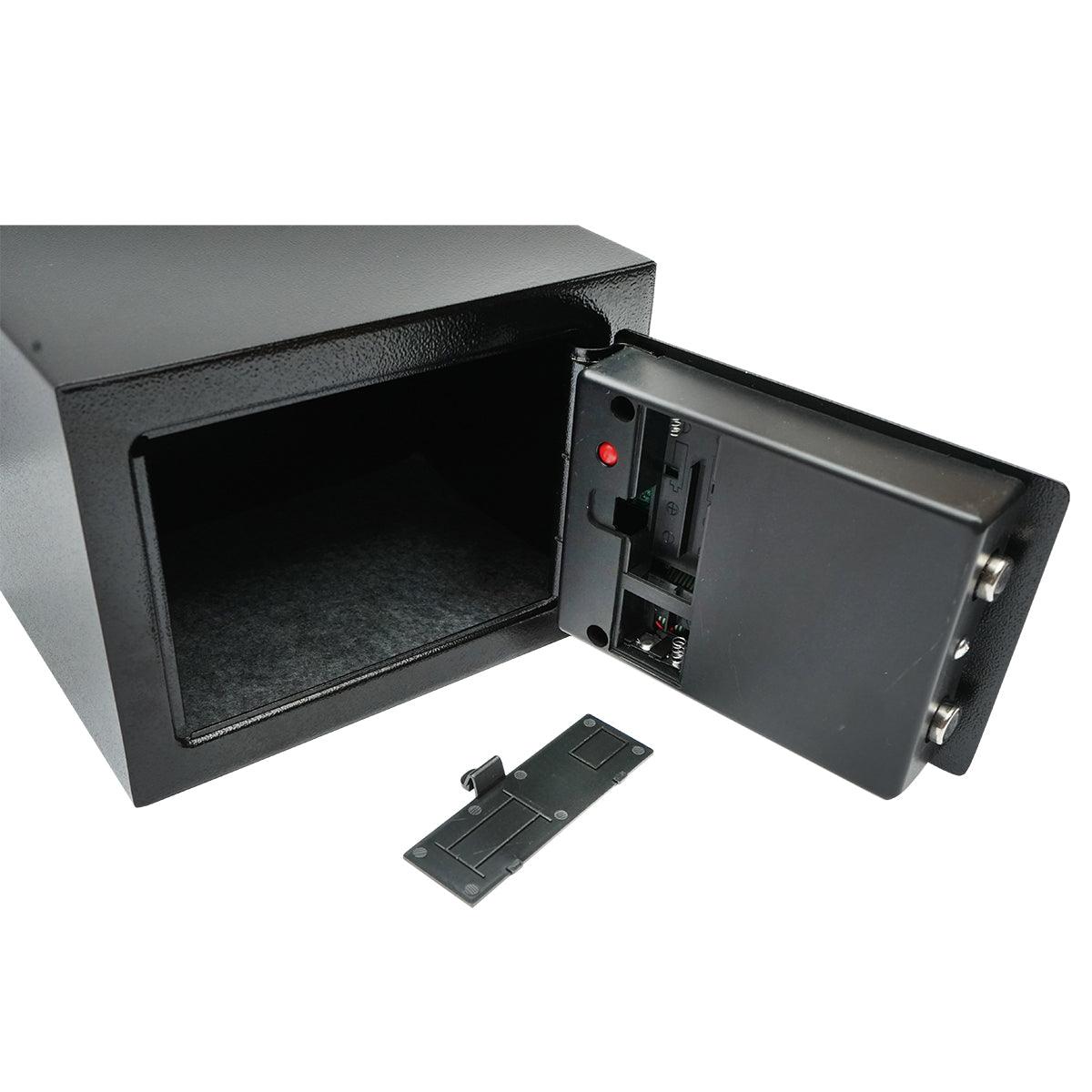 Cassaforte Elettronica Metallica, 230x170x165 mm, Chiusura Digitale, 2 Chiavi, Batteria 4xAA - immagine 4