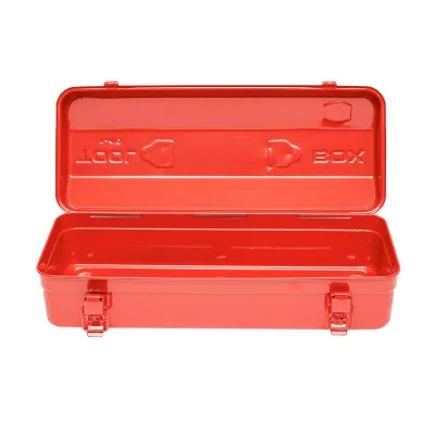 Cassetta degli attrezzi in metallo rossa 430x170x130mm, Cassetta portautensili in metallo - immagine 4