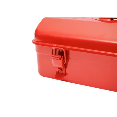 Cassetta degli attrezzi in metallo rossa 430x170x130mm, Cassetta portautensili in metallo - immagine 6