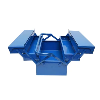 Cassetta degli attrezzi metallica tipo forbice 420x200x200mm Breckner Germany - immagine 2