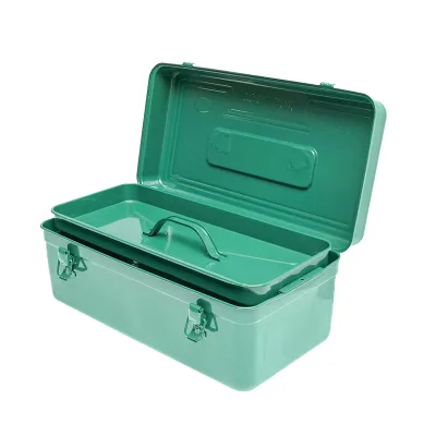 Cassetta degli attrezzi metallica verde 470x240x205mm Breckner Germany - immagine 6