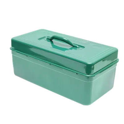 Cassetta degli attrezzi metallica verde 470x240x205mm Breckner Germany - immagine 3