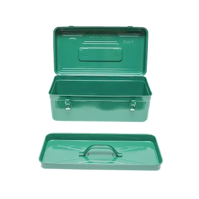 Cassetta degli attrezzi metallica verde 470x240x205mm Breckner Germany - immagine 4