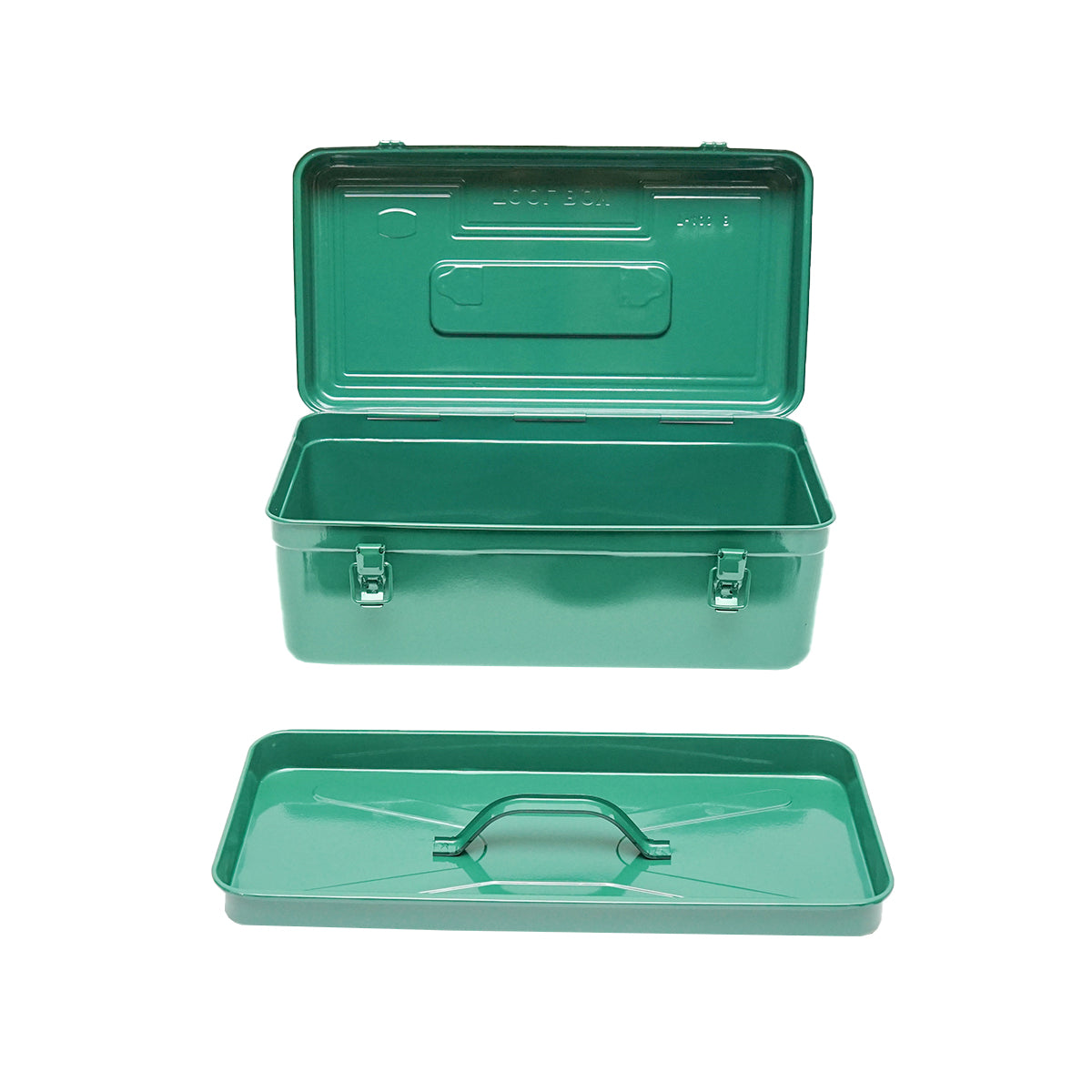 Cassetta degli attrezzi metallica verde 470x240x205mm Breckner Germany - immagine 4