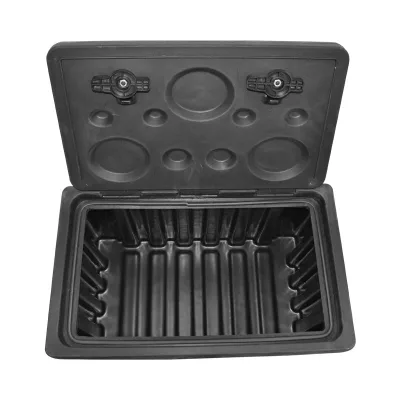 Cassetta per attrezzi senza supporto, in plastica nera 460x580x800 mm - immagine 5