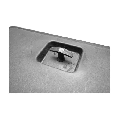 Cassetta per attrezzi senza supporto, in plastica nera 468x470x600 mm - immagine 5
