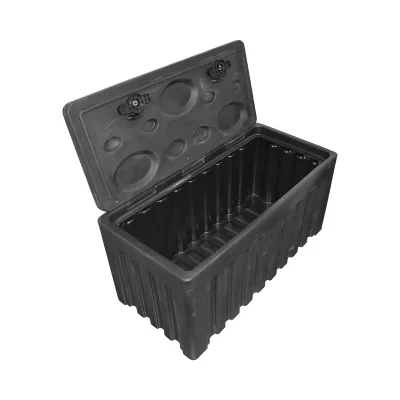 Cassetta per attrezzi senza supporto, in plastica nera 480x470x1000 mm - immagine 5