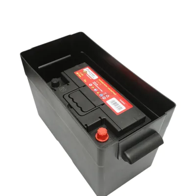 Cassetta per batteria auto 12V con voltmetro DC 6–30V, interruttore di alimentazione 100A, presa accendisigari, display LCD, 2 porte USB, 360 × 180 × 235 mm. - immagine 4