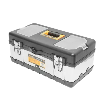 Cassetta portautensili in acciaio inox con coperchio in plastica 450x250x195mm Hoteche - immagine 2