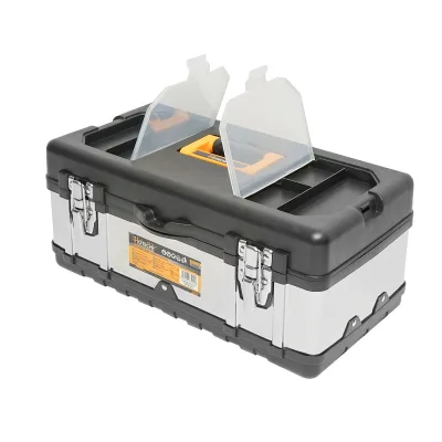 Cassetta portautensili in acciaio inox con coperchio in plastica 450x250x195mm Hoteche - immagine 3
