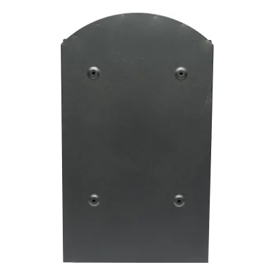 Cassetta postale Everest, nero antracite 410X260X90mm con 2 chiavi e accessori di fissaggio - immagine 2