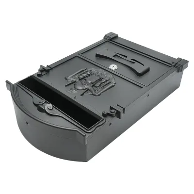 Cassetta postale Everest, nero antracite 410X260X90mm con 2 chiavi e accessori di fissaggio - immagine 3