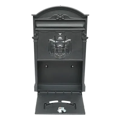Cassetta postale Everest, nero antracite 410X260X90mm con 2 chiavi e accessori di fissaggio - immagine 6