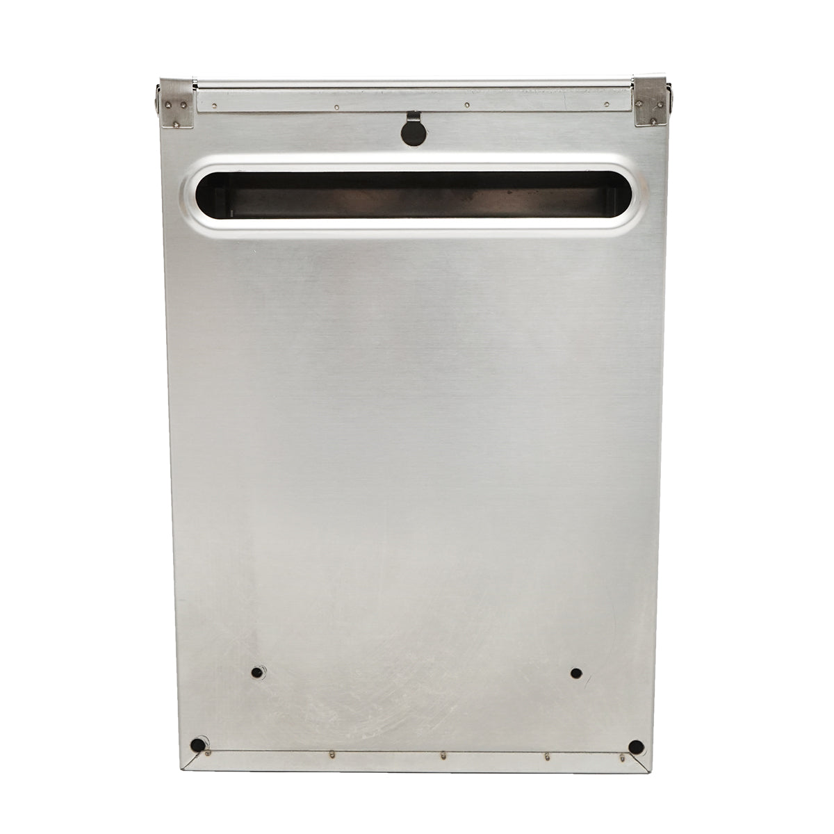 Cassetta postale in acciaio inox 320X230X90mm con 2 chiavi e accessori di fissaggio - immagine 3
