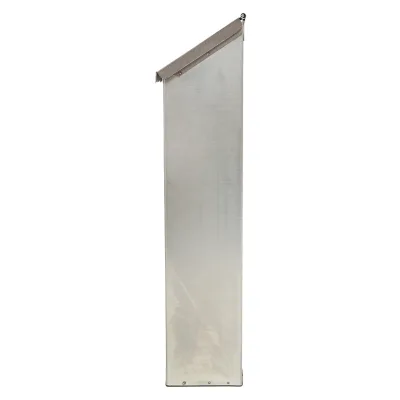 Cassetta postale in acciaio inox 320X230X90mm con 2 chiavi e accessori di fissaggio - immagine 4