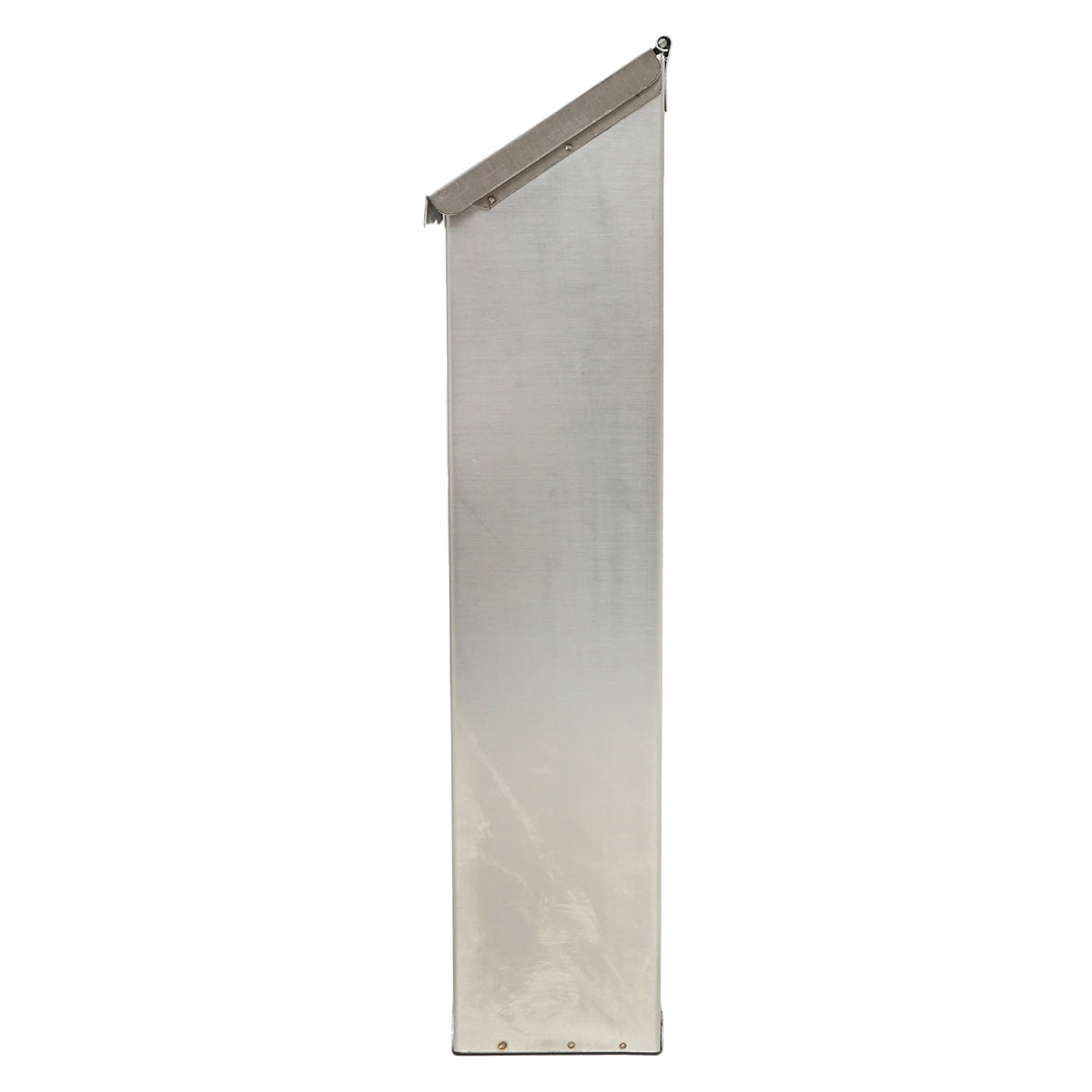 Cassetta postale in acciaio inox 320X230X90mm con 2 chiavi e accessori di fissaggio - immagine 4