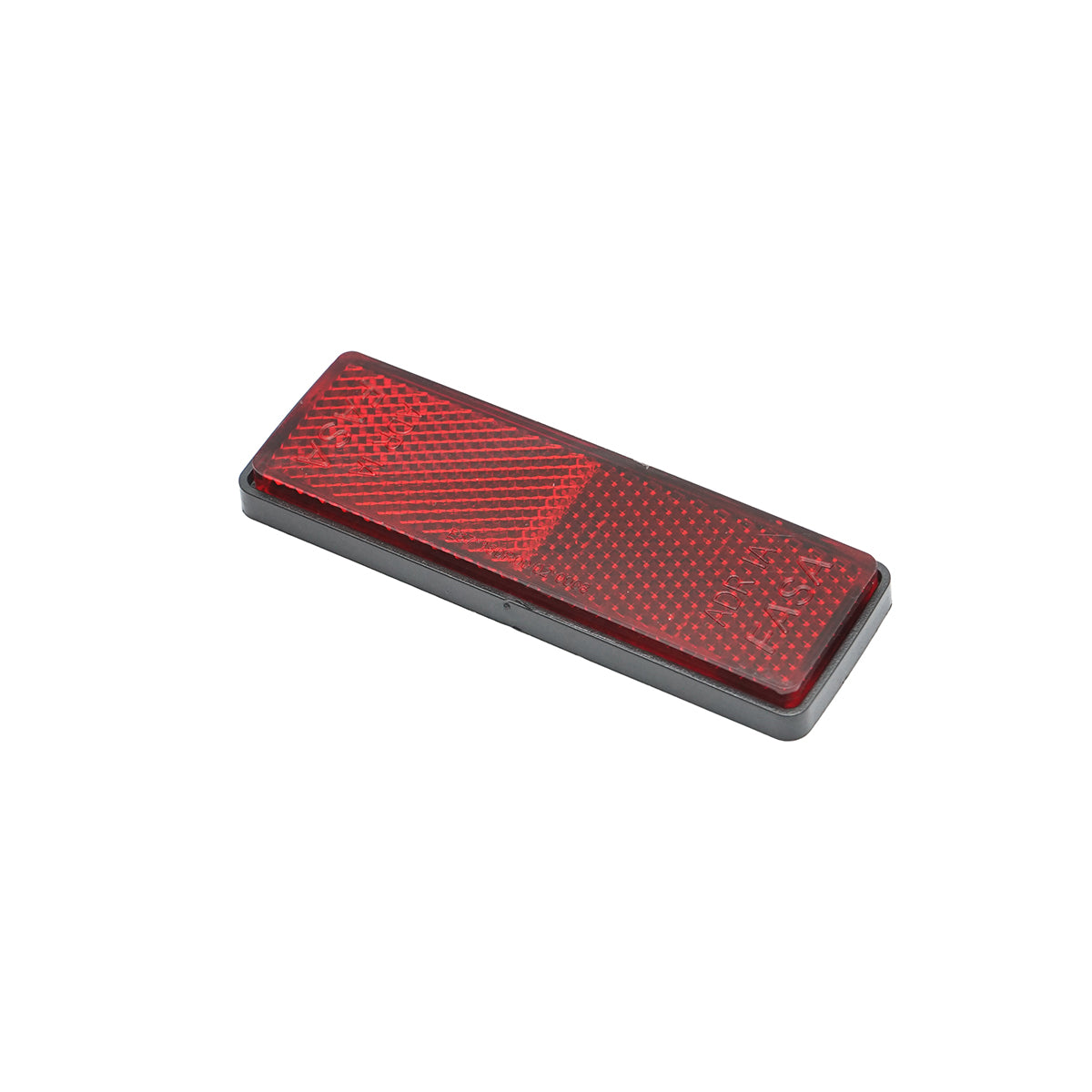 Catadiottrico rettangolare 90x32 mm rosso posteriore. - immagine 3