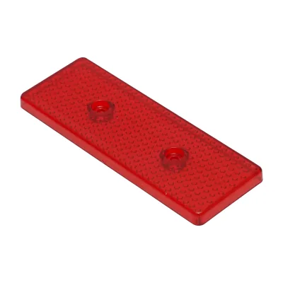 Catadiottro riflettente rosso 43x119mm. - immagine 4