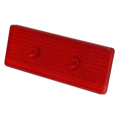 Catadiottro riflettente rosso 43x119mm. - immagine 2