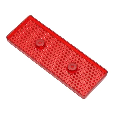 Catadiottro riflettente rosso 43x119mm. - immagine 5