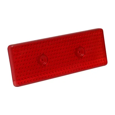Catadiottro riflettente rosso 43x119mm. - immagine 3