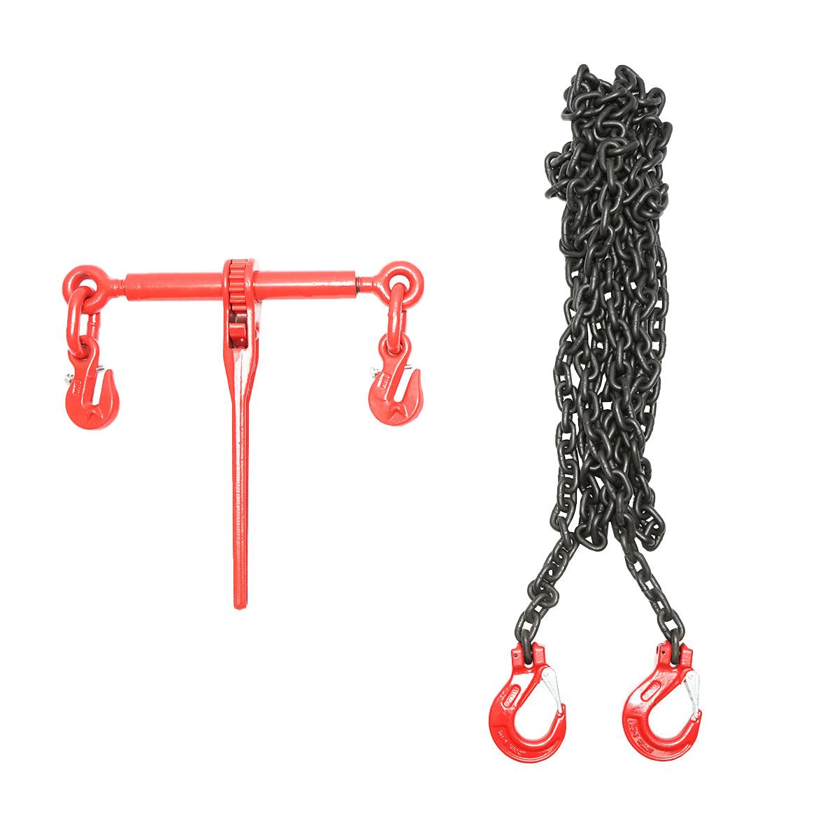 Catena di Ancoraggio con Tenditore a Cricchetto, 4T, Lunghezza 6m, Spessore 8mm - immagine 3