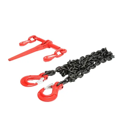 Catena di Ancoraggio con Tenditore a Cricchetto, Capacità 6,3T, Lunghezza 4m, Spessore Maglia 10mm - immagine 5