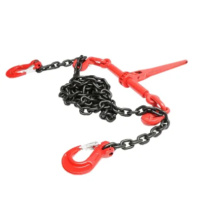 Catena di Ancoraggio con Tenditore a Cricchetto, Capacità 6,3T, Lunghezza 4m, Spessore Maglia 10mm - immagine 4