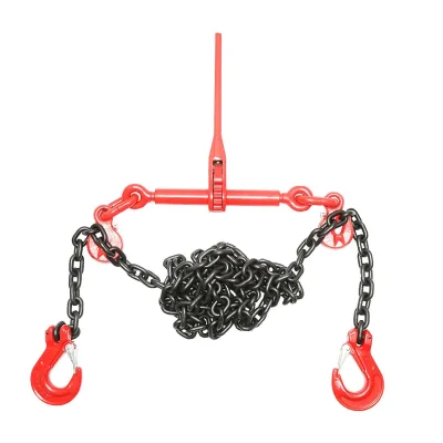 Catena di Ancoraggio con Tenditore a Cricchetto, Capacità 6,3T, Lunghezza 4m, Spessore Maglia 10mm - immagine 6