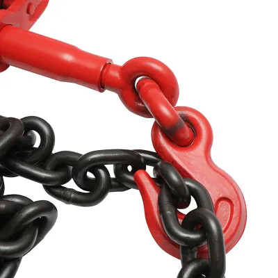 Catena di Ancoraggio con Tenditore a Cricchetto, Capacità di carico 10 tonnellate, lunghezza catena 4 metri, spessore maglia Ø 13 mm. - immagine 5