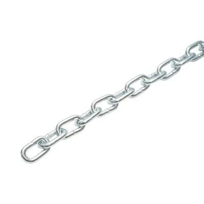 Catena elettrozincata 4,9x21x19,5mm DIN5685A 30m/rotolo tamburo di plastica - immagine 4