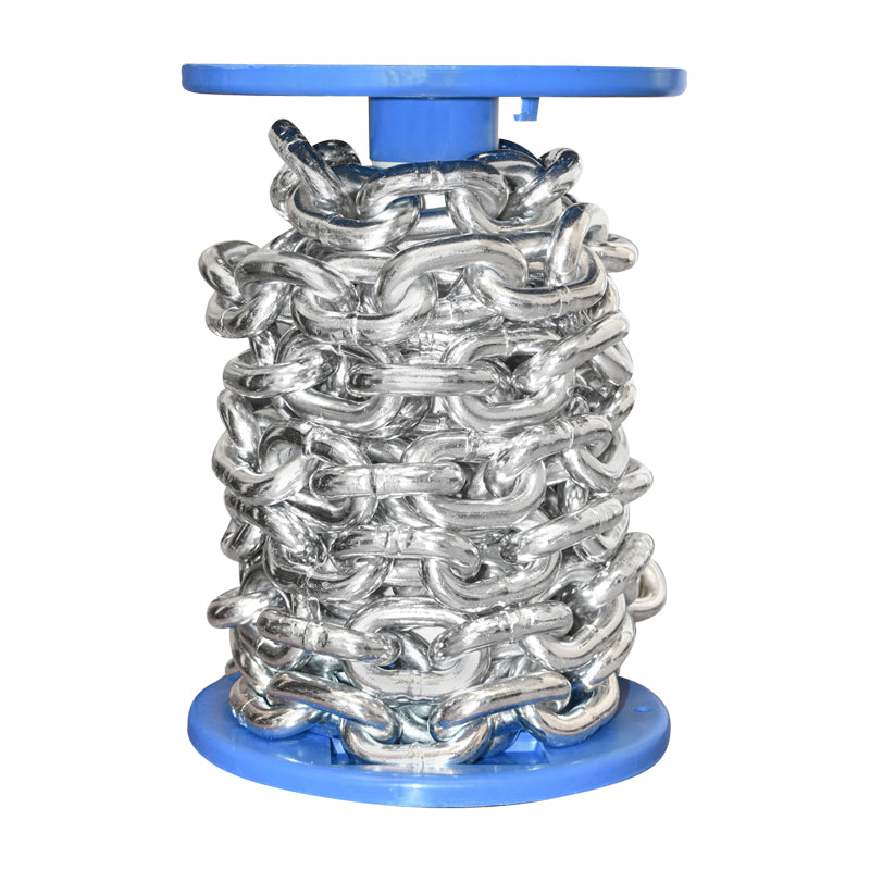 Catena elettrozincata DIN766 fi13 5m/rotolo tamburo di plastica - immagine 3