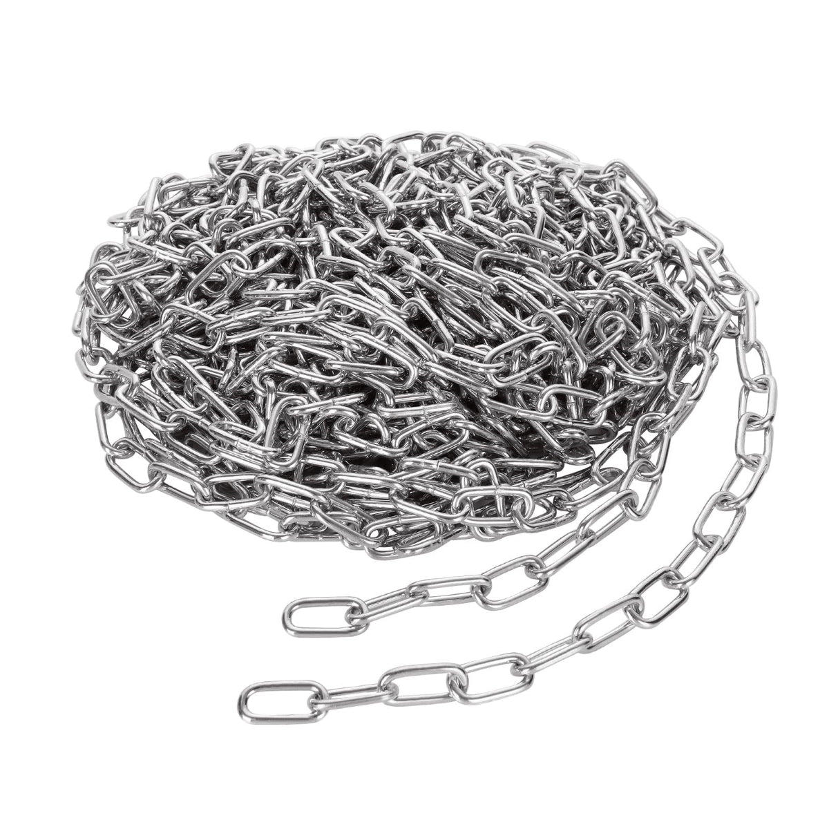 Catena in acciaio zincato a maglie corte 6mm, DIN5685A, 50m