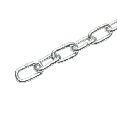Catena in acciaio zincato con maglia media 5,5mmx50m - immagine 2