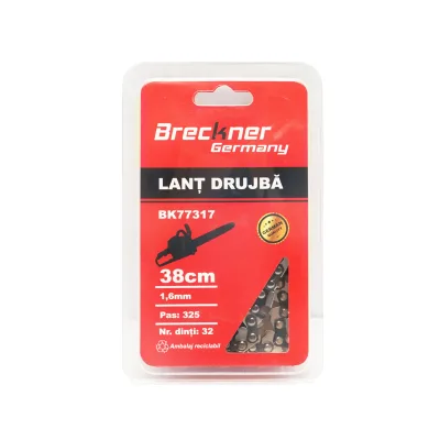 Catena per motosega passo 325, 32 denti, 1,6 mm, lunghezza 38 cm Breckner Germany