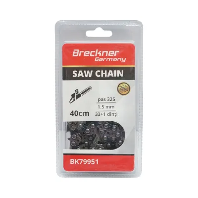 Catena per motosega, passo 325, 33+1 denti, 1,5 mm, lunghezza 40 cm Breckner Germany