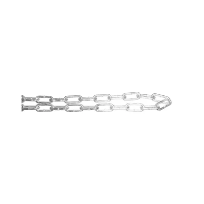 Catena zincata a maglie allungate 7mm lunghezza 100m Breckner Germany - immagine 3