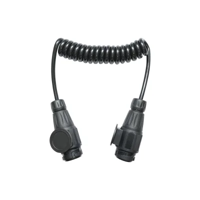 Cavo a spirale per rimorchio da 2,2 m con 2 spine maschio a 13 pin, 8 fili Breckner Germany - immagine 2